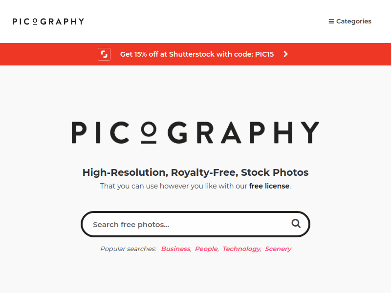 Picography high-resolution free photos collection