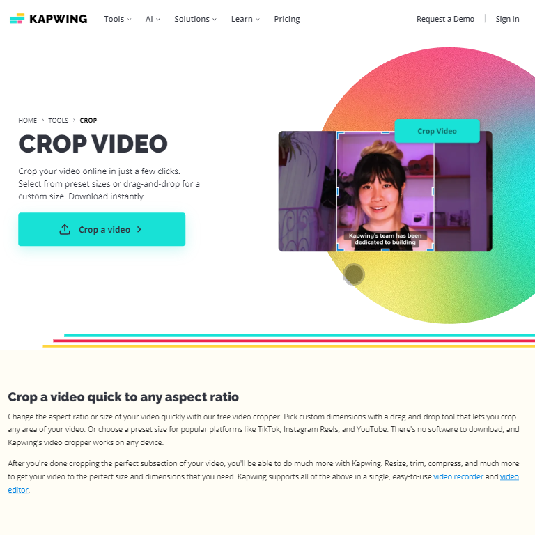 Kapwing Free Video and Image Cropping Tool for Social Media