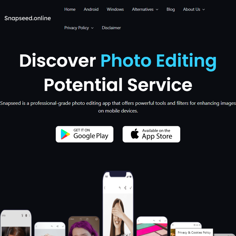 Snapseed Free Photo Editing and Cropping Tool for Mobile Devices