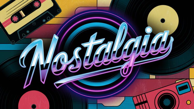 Retro and vintage aesthetic free stock images for design projects with nostalgia themes